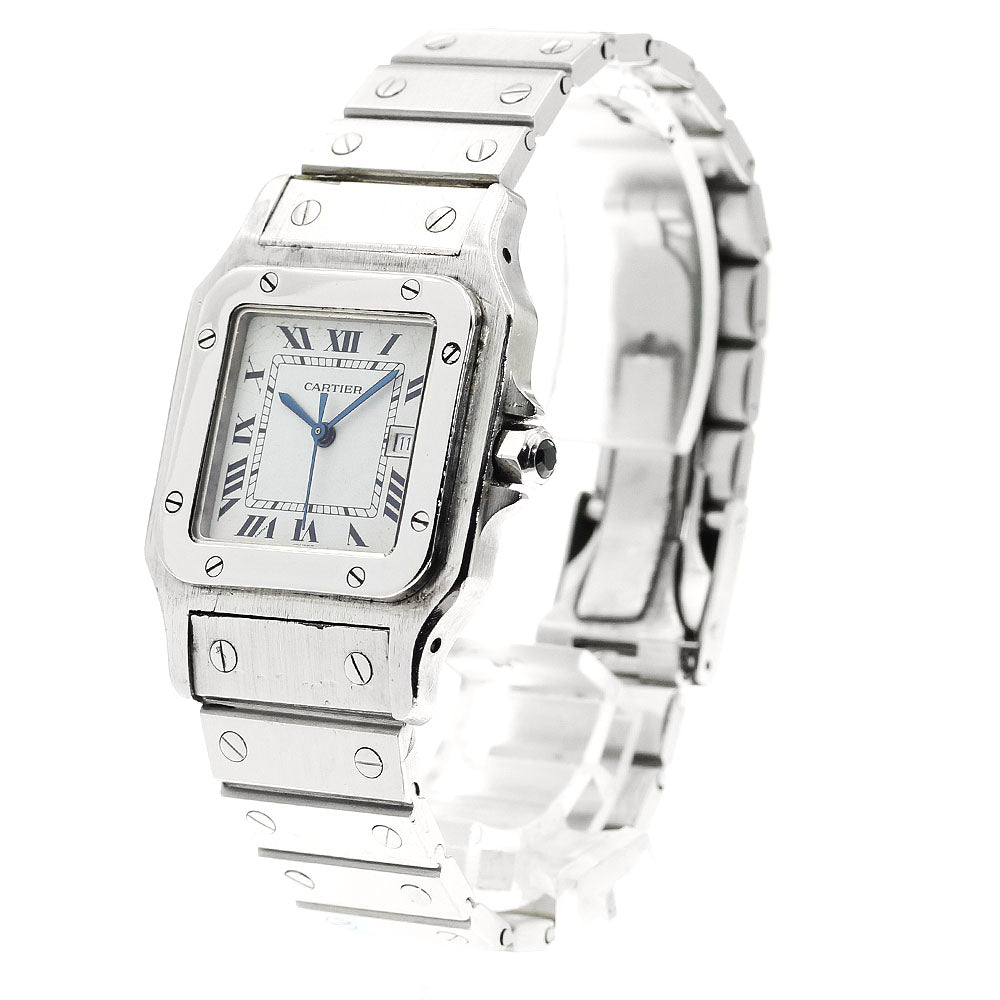 CARTIER Santos Galbe LM Ref unknown Date white Dial Automatic Men's Watch_910610