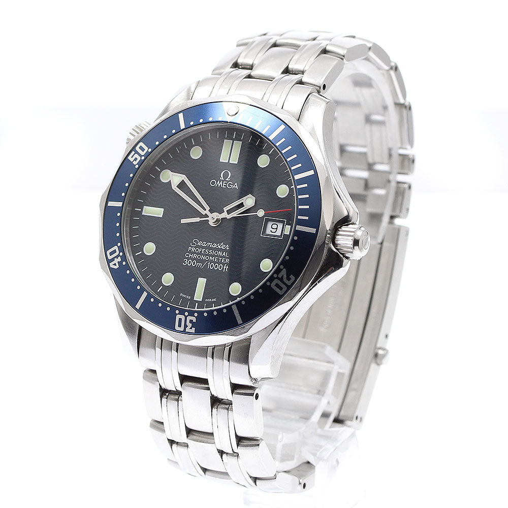 OMEGA Seamaster300 2532.80 Date Navy Dial Automatic Men's Watch_910636