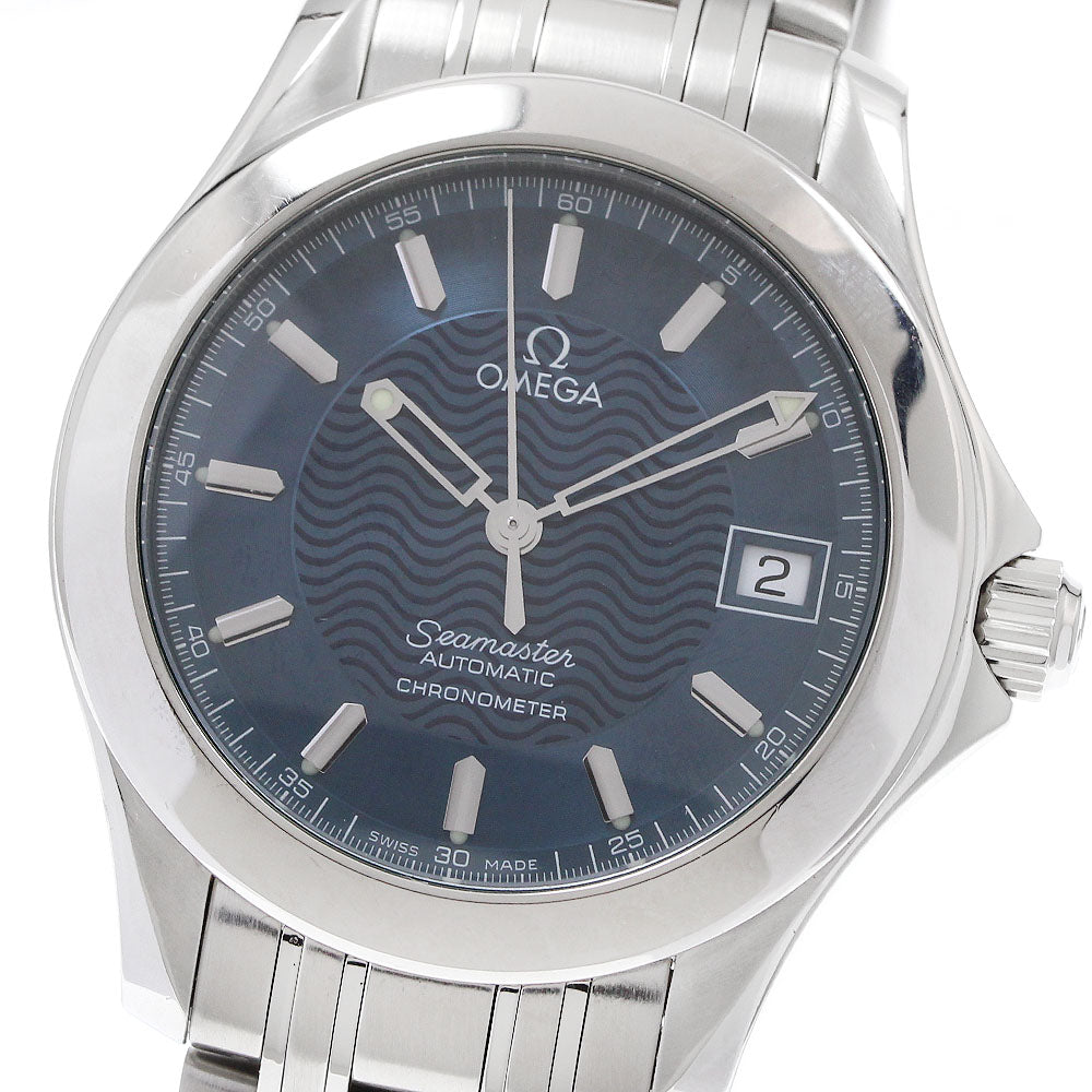 OMEGA Seamaster120 2501.81 Date Navy Dial Automatic Men's Watch_910644