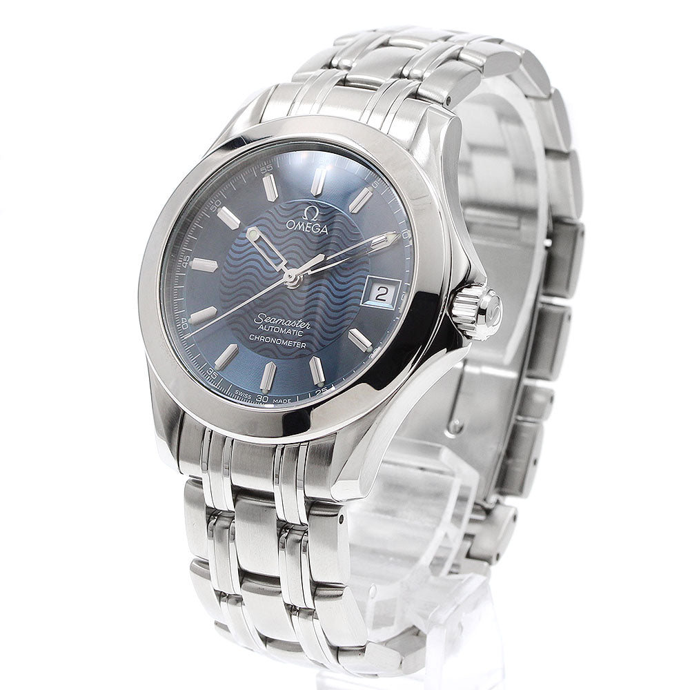 OMEGA Seamaster120 2501.81 Date Navy Dial Automatic Men's Watch_910644