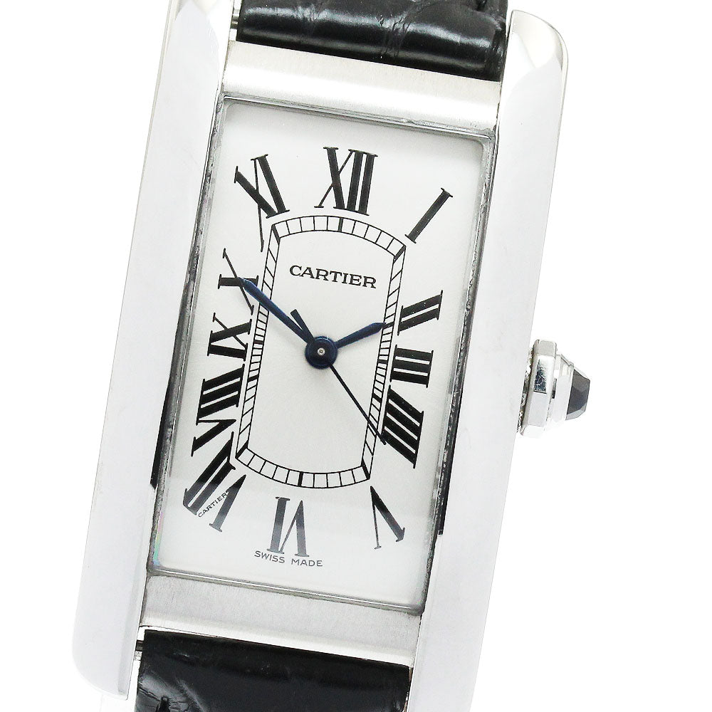 CARTIER Tank AmericanMM WSTA0017 Silver Dial Automatic Boy's Watch_910647