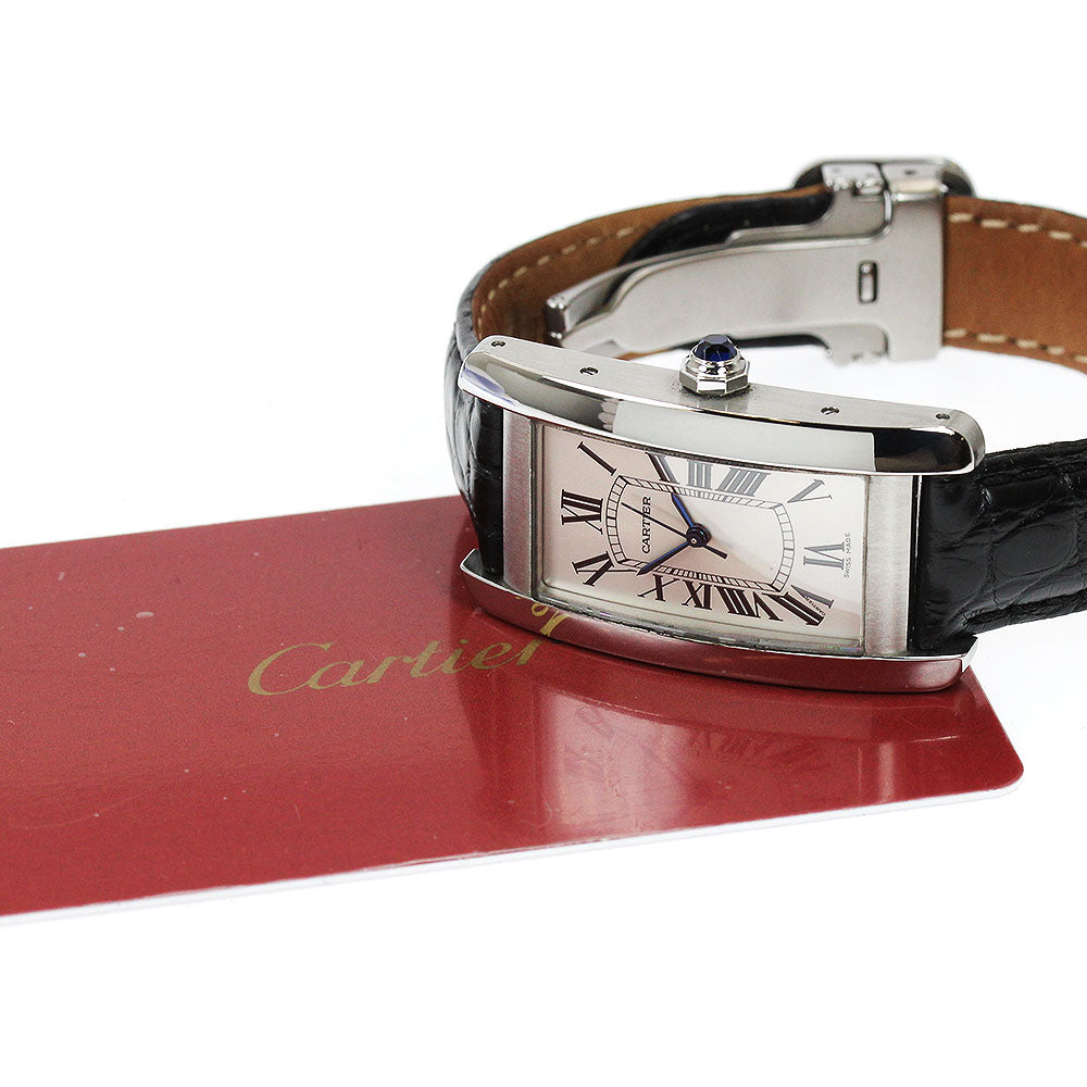 CARTIER Tank AmericanMM WSTA0017 Silver Dial Automatic Boy's Watch_910647