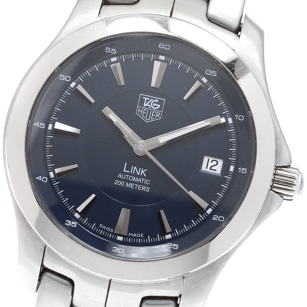 TAG HEUER Link WJF2112 Date Navy Dial Automatic Men's Watch_910653