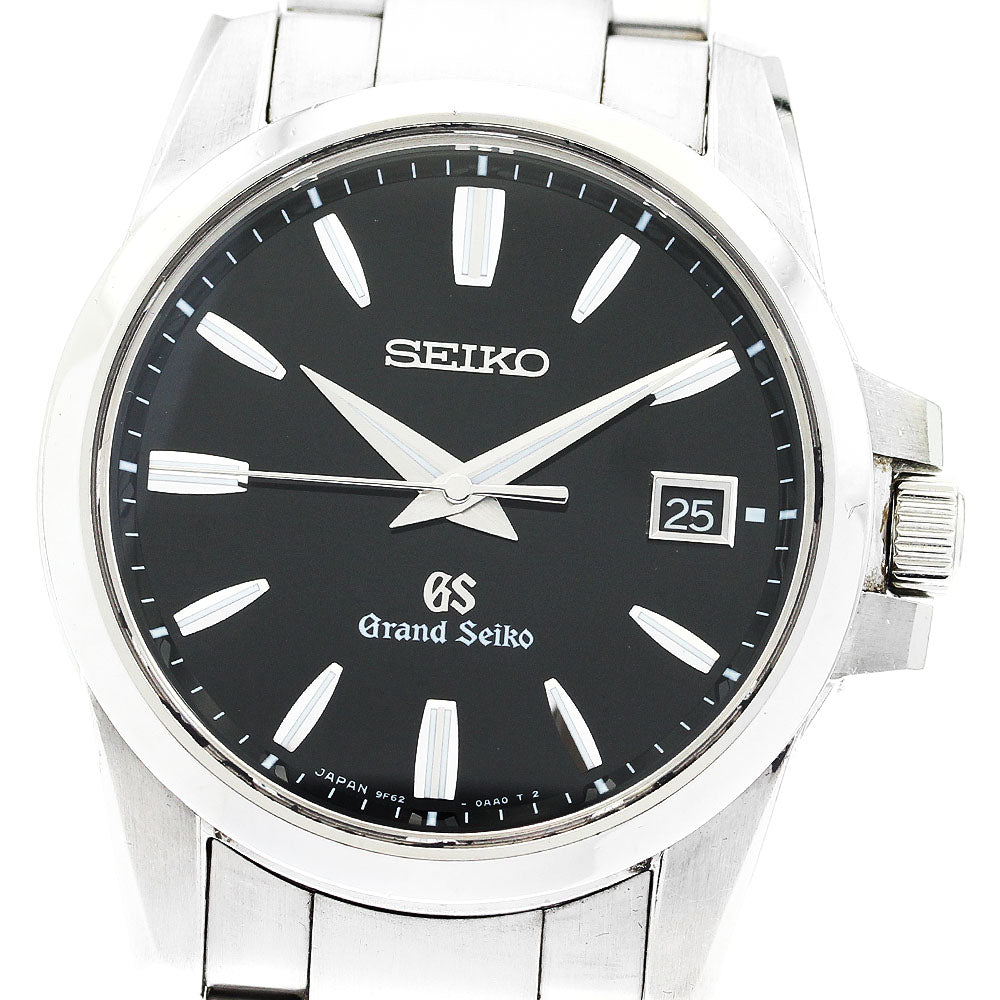 SEIKO Grand Seiko SBGX055/9F62-0AA1 Date black Dial Quartz Men's Watch_910656