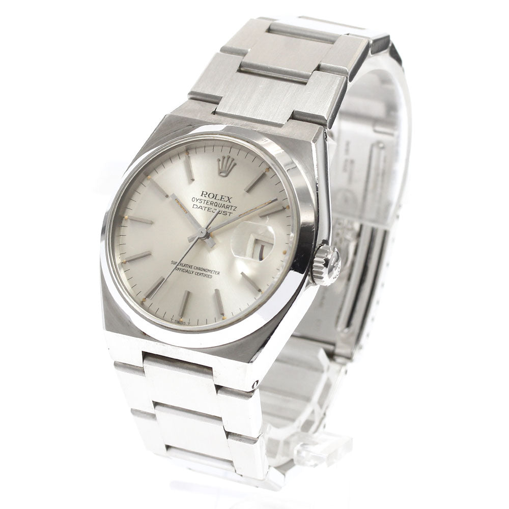 ROLEX DATEJUST Oyster Quartz 17000 Silver Dial Quartz Men's Watch_910667