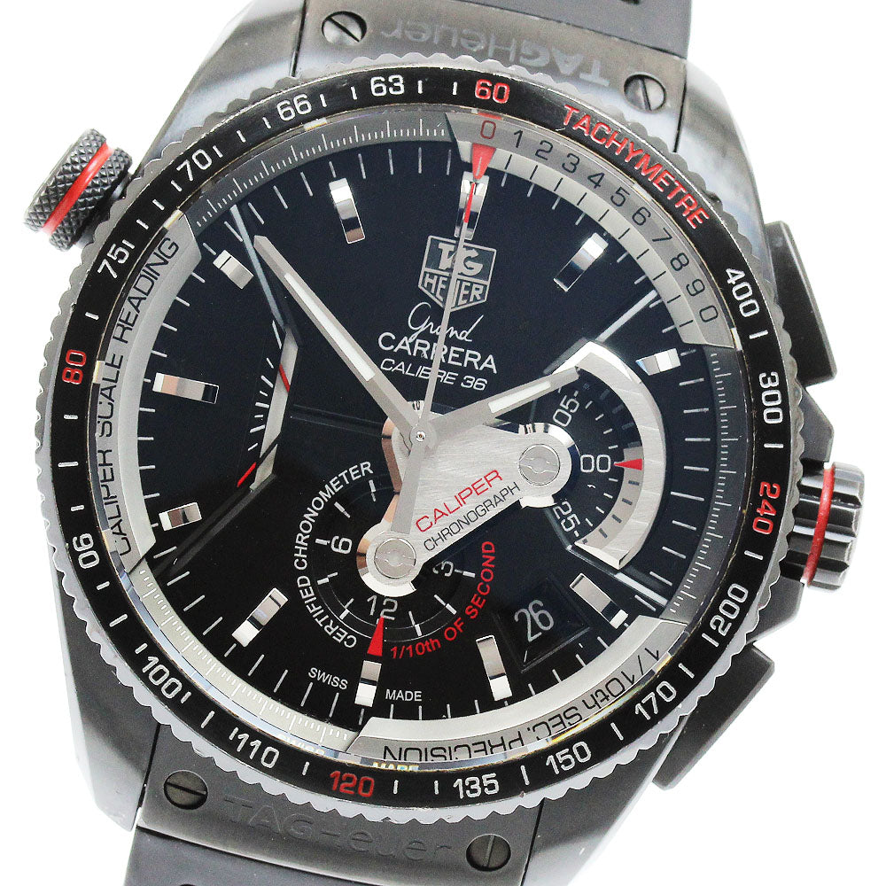 TAG HEUER Grand Carrera Caliber 36 CAV5185.FT6020 Automatic Men's Watch_910678