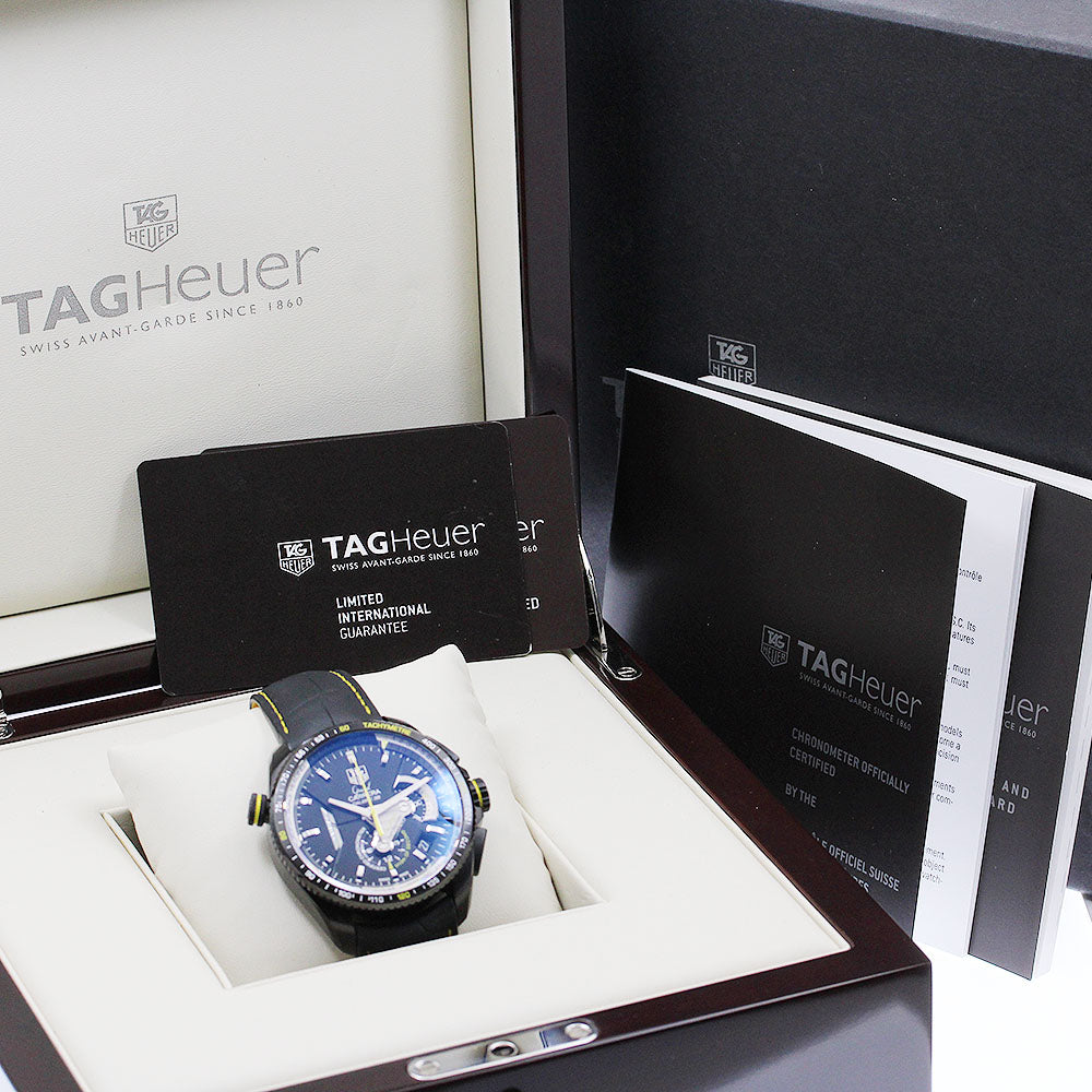 TAG HEUER Grand Carrera Caliber 36RS CAV5186.FC6304 Chronograph black Dial Automatic Men's Watch_910680