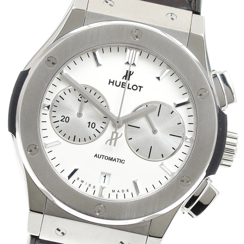 HUBLOT Classic Fusion Oparin 521.NX.2611.LR Titanium chronograph Silver Dial Automatic Men's Watch_910689