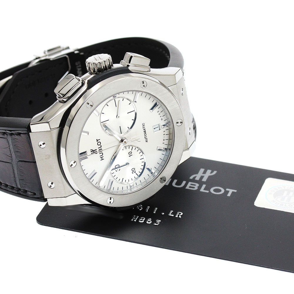 HUBLOT Classic Fusion Oparin 521.NX.2611.LR Titanium chronograph Silver Dial Automatic Men's Watch_910689