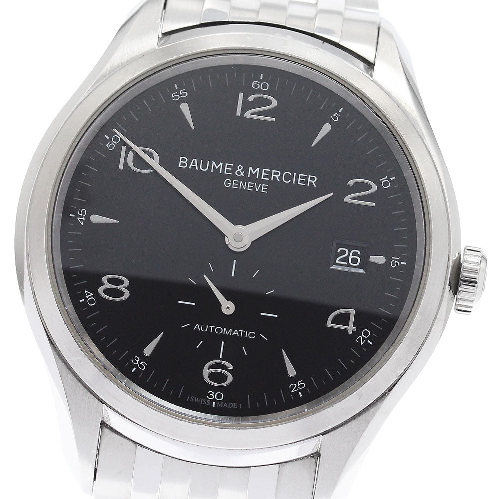 Baume & Mercier Clifton MOA10100 Small seconds black Dial Automatic Men's_910702