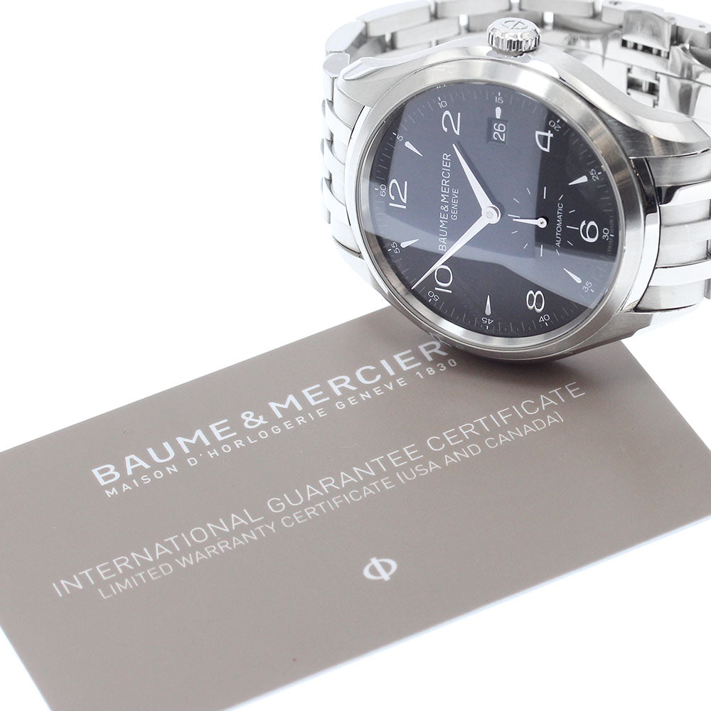 Baume & Mercier Clifton MOA10100 Small seconds black Dial Automatic Men's_910702