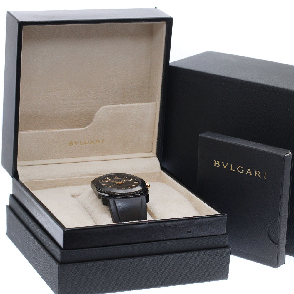 BVLGARI Okto Ultra Nero BG041S Date black Dial Automatic Men's Watch_910708