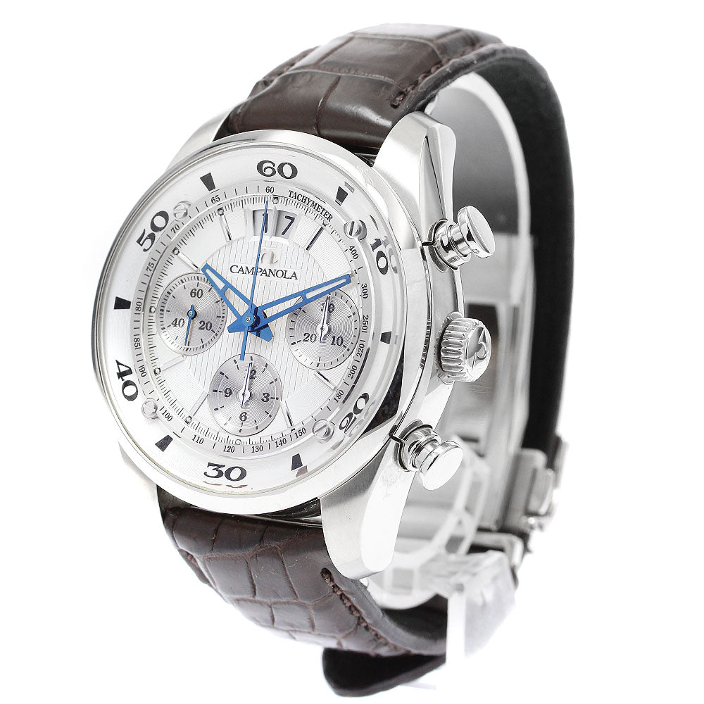 CITIZEN Campanola Mechanical NZ1001-09A/Y150-T022103 Chronograph Date Silver Dial Automatic Men's Watch_910718