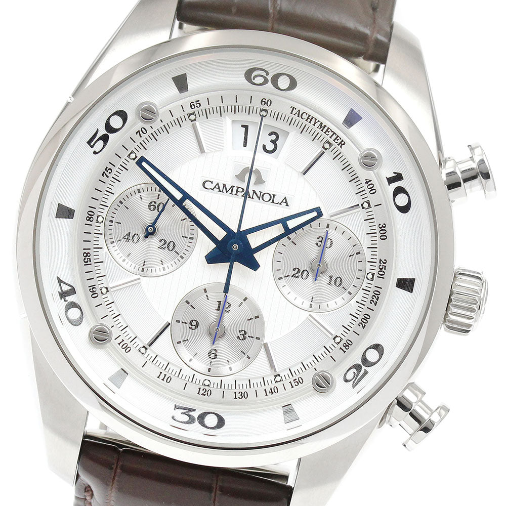 CITIZEN Campanola Mechanical NZ1001-09A/Y150-T022103 Chronograph Date Silver Dial Automatic Men's Watch_910719