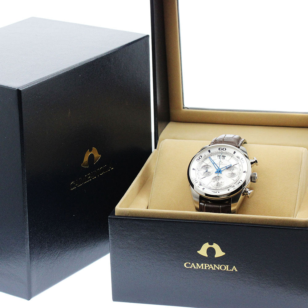 CITIZEN Campanola Mechanical NZ1001-09A/Y150-T022103 Chronograph Date Silver Dial Automatic Men's Watch_910719