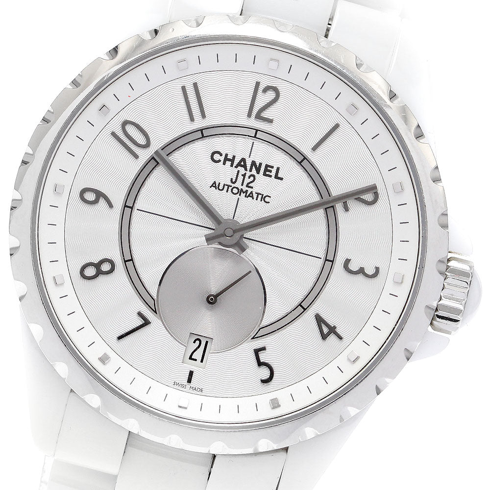 CHANEL J12 H3837 White Ceramic white Dial Automatic Boy's Watch_910729
