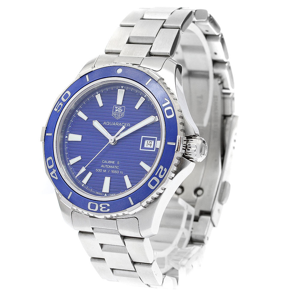 TAG HEUER Aqua racer WAK2111 Caliber 5 blue Dial Automatic Men's Watch_910736