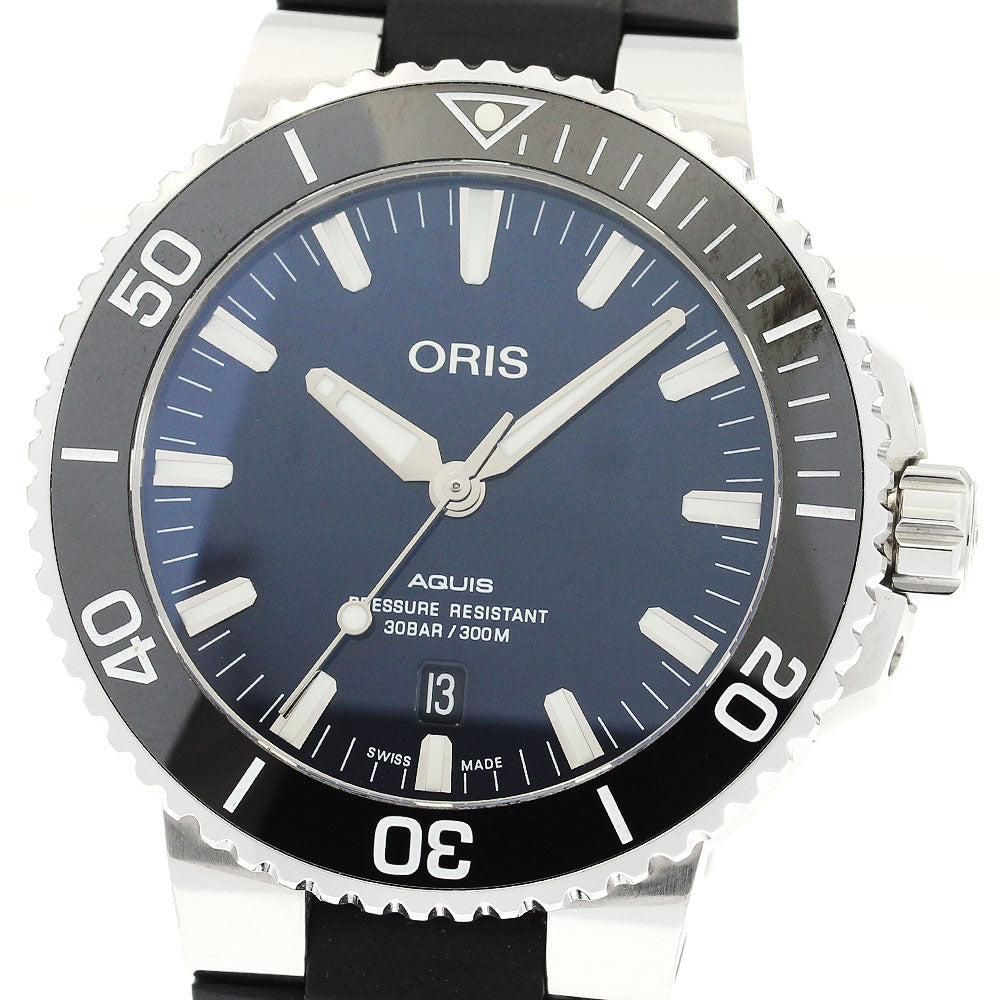 ORIS Aquis 01 733 7730 4135 Date Navy Dial Automatic Men's Watch_910738