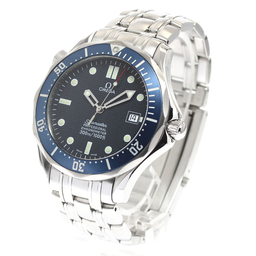 OMEGA Seamaster300 2531.80 Date Navy Dial Automatic Men's Watch_910744