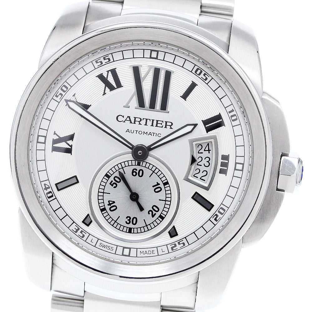 CARTIER Calibre de Cartier W7100015 Silver Dial Automatic Men's Watch_910749