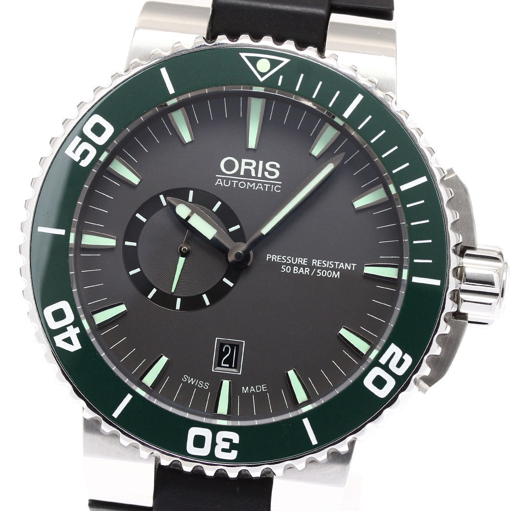 ORIS Aquis 01 743 7673 4137-07 8 26 01PEB Date gray Dial Automatic Men's_910758
