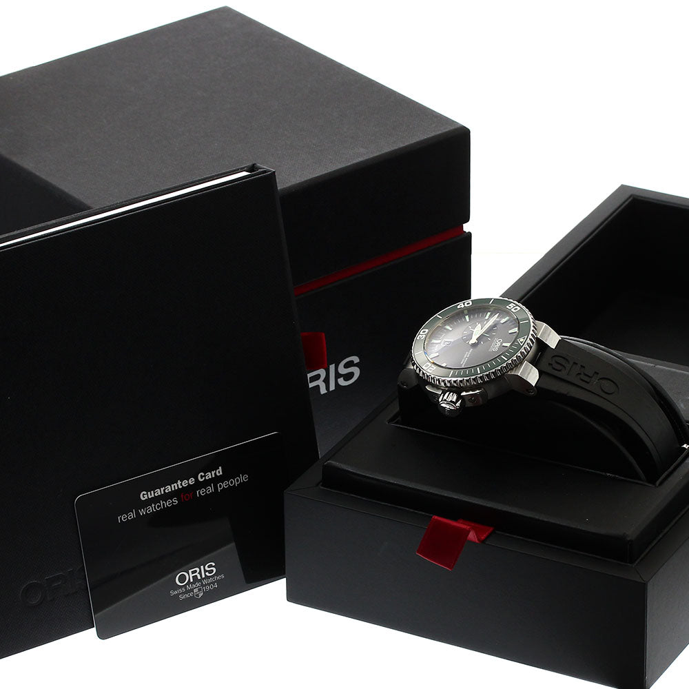 ORIS Aquis 01 743 7673 4137-07 8 26 01PEB Date gray Dial Automatic Men's_910758