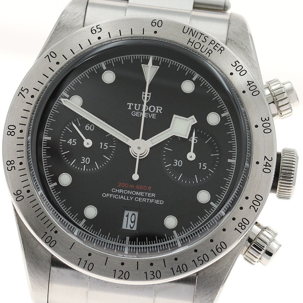 TUDOR Heritage Black Bay 79350 Chronograph Date Automatic Men's Watch_910785