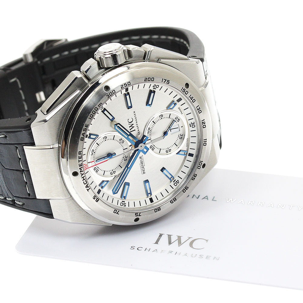 IWC SCHAFFHAUSEN Ingenieur Chronograph Racer IW378509 Date Silver Dial Automatic Men's Watch_910795