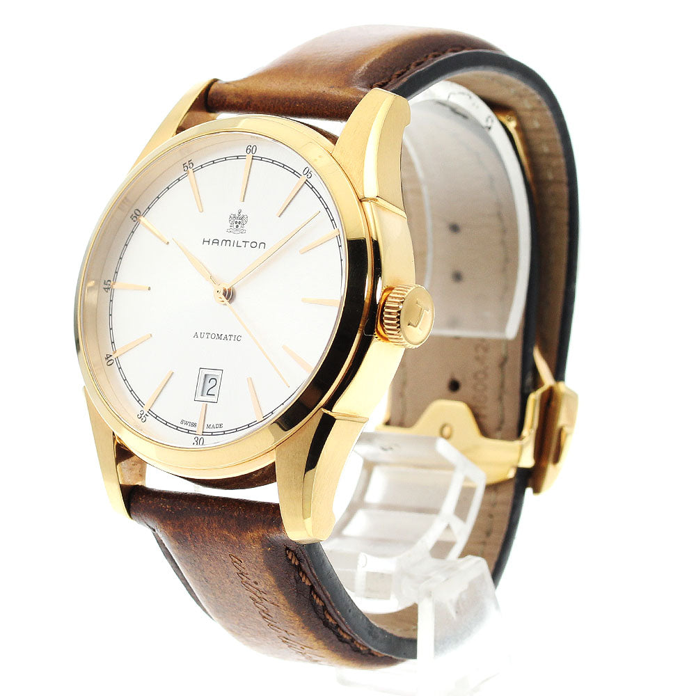 HAMILTON Jazz master Ｈ424451 Date Silver Dial Automatic Men's Watch_910800