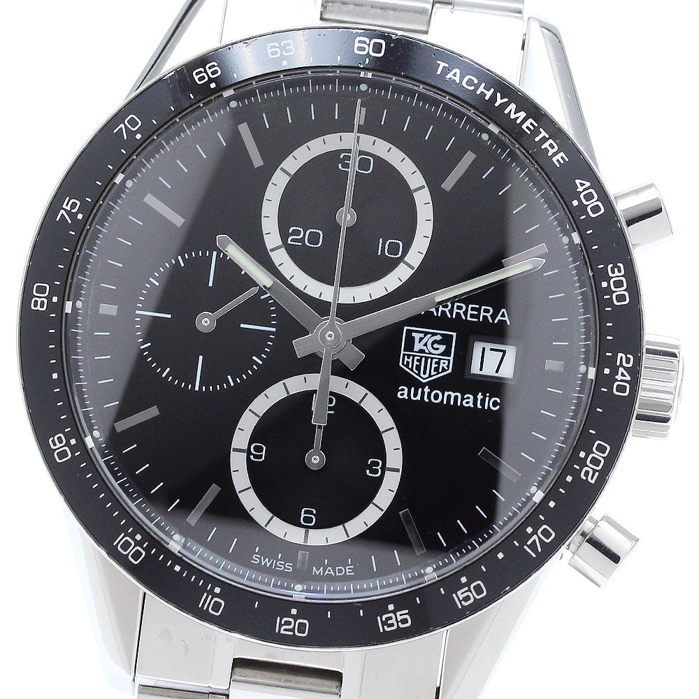 TAG HEUER Carrera CV2010-3 Chronograph black Dial Automatic Men's Watch_910807