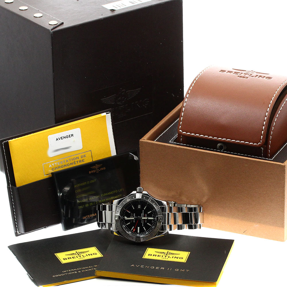BREITLING Avenger II GMT A3239011/BC35 Date Automatic Men's Watch_910812