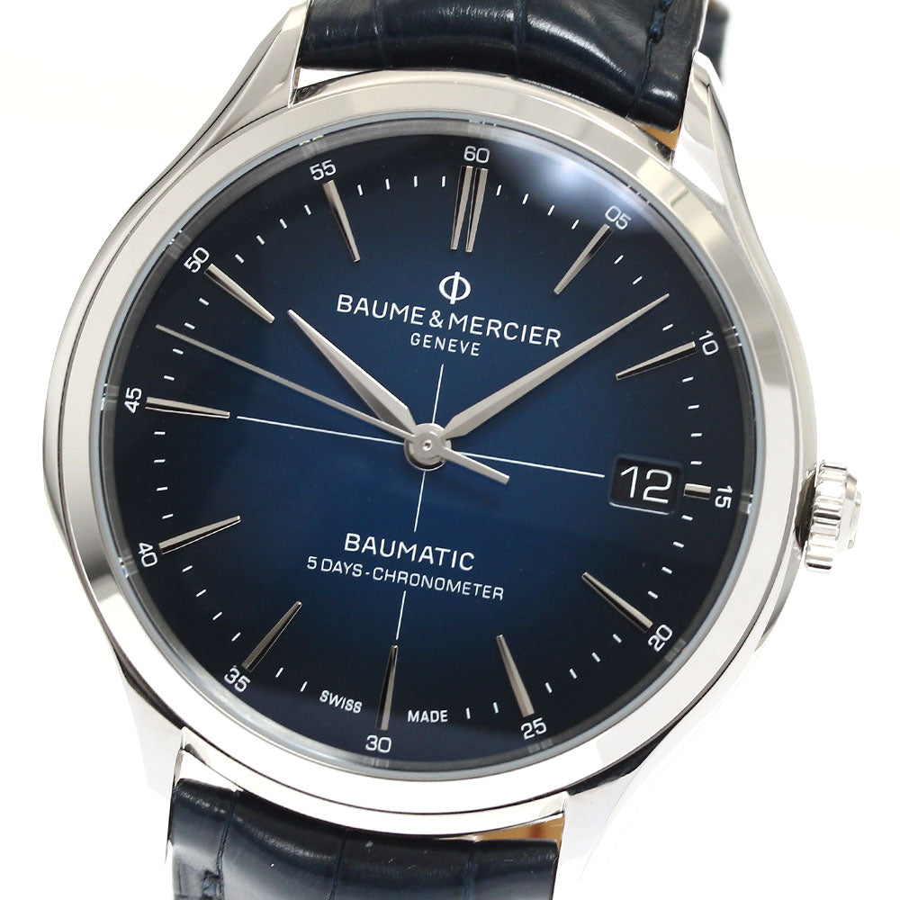 Baume & Mercier Clifton Bomatic M0A10467 Date Navy Dial Automatic Men's Watch_910813