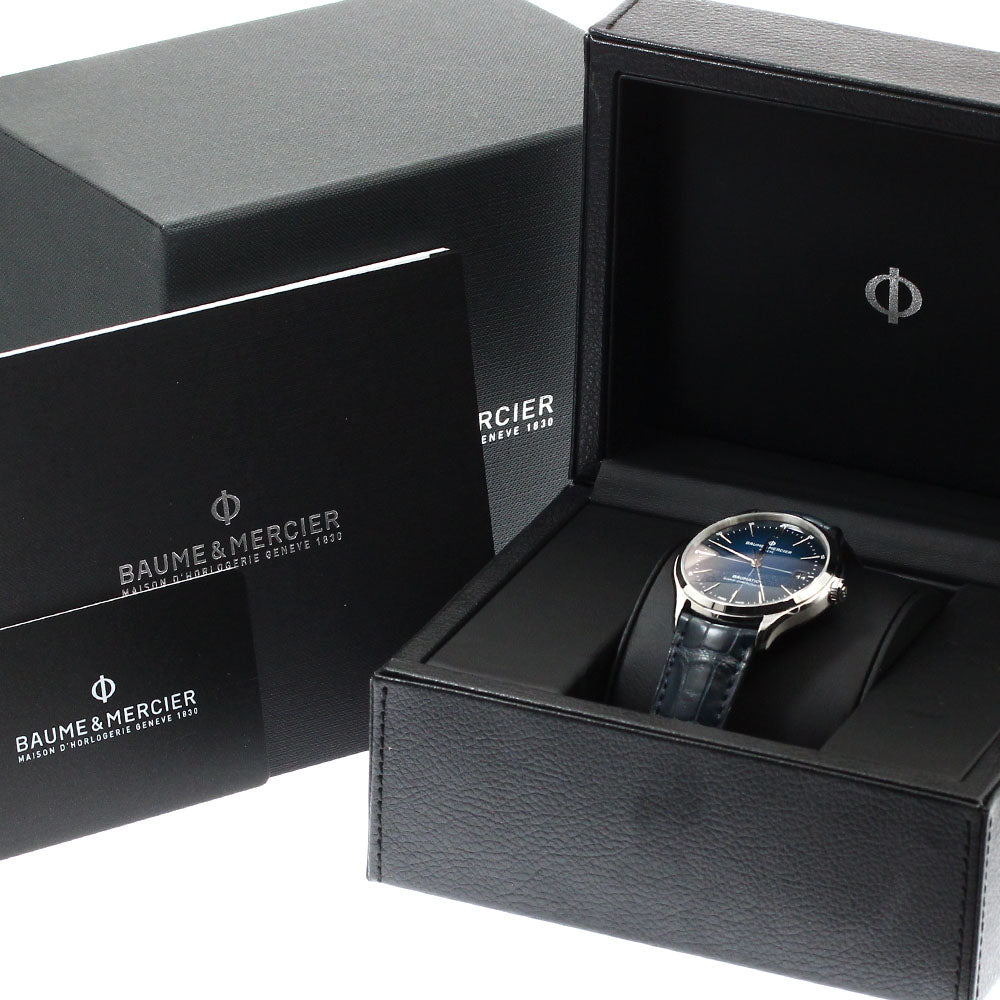 Baume & Mercier Clifton Bomatic M0A10467 Date Navy Dial Automatic Men's Watch_910813