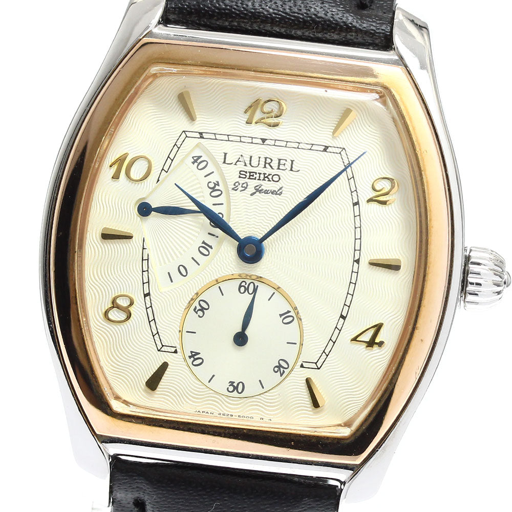 SEIKO Laurel 4S29-5000/LJAR600 Power reserve Hand Winding Men's Watch_910815