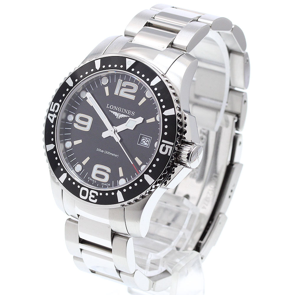 LONGINES Hydro Conquest L3.730.4 Date black Dial Quartz Men's Watch_910819
