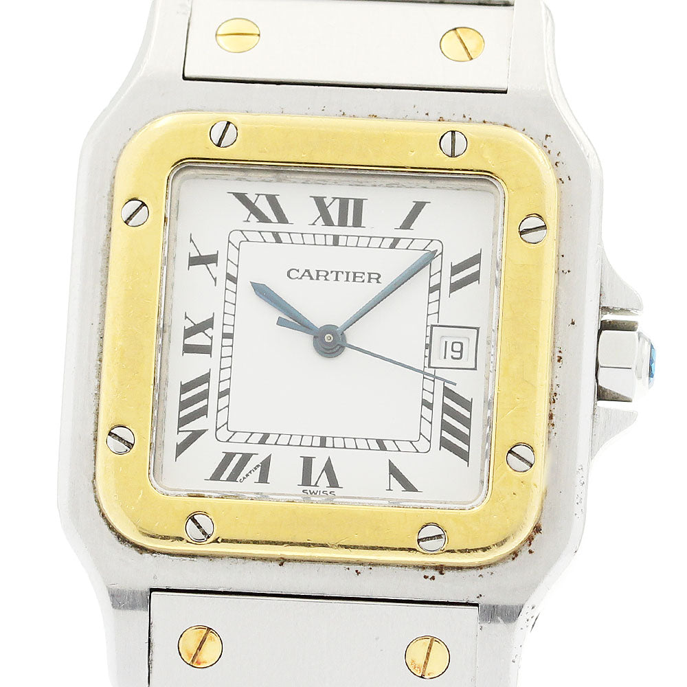 CARTIER Santos GalbeeLM 81036283 Kannon Buckle Automatic Men's Watch_910834