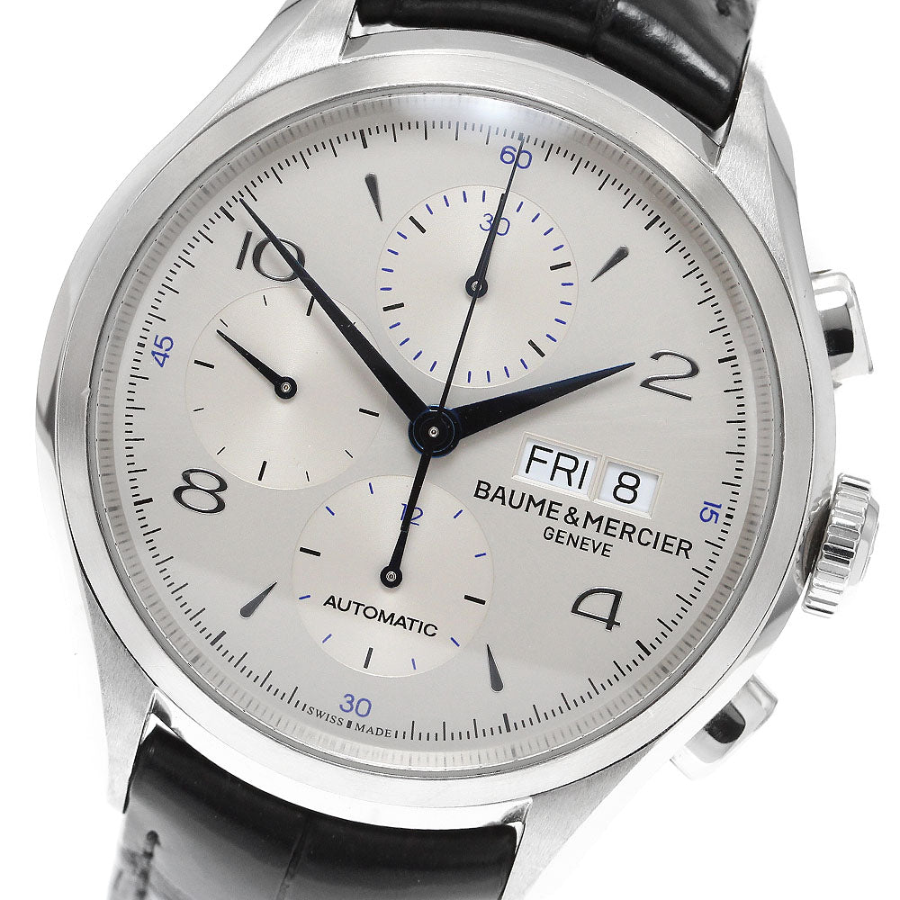 Baume & Mercier Clifton MOA10123 Chronograph Silver Dial Automatic Men's Watch_910842