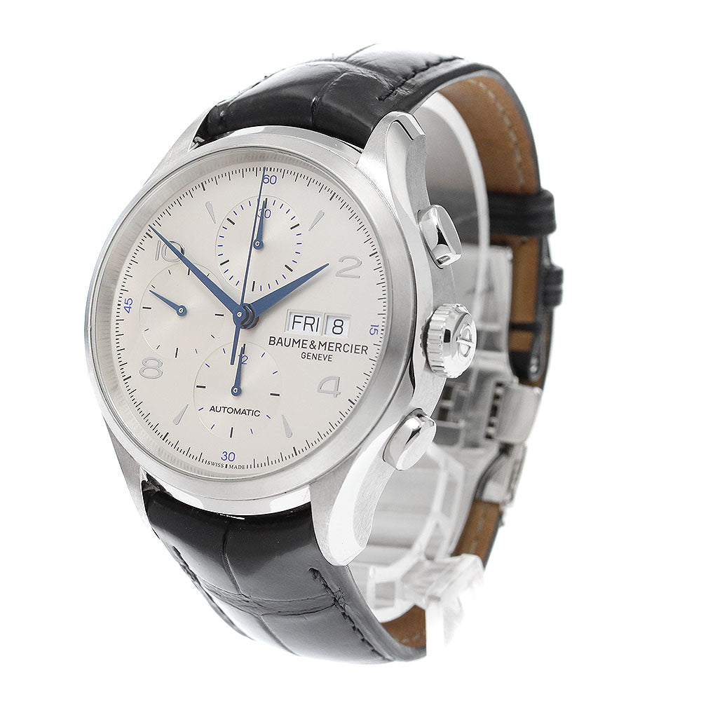 Baume & Mercier Clifton MOA10123 Chronograph Silver Dial Automatic Men's Watch_910842