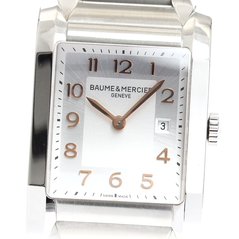 Baume & Mercier Hampton MOA10020 Date Silver Dial Quartz Men's Watch_910849