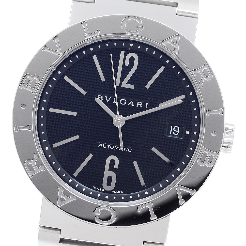 BVLGARI BVLGARIBVLGARI BB38SSAUTO Date black Dial Automatic Men's Watch_910851