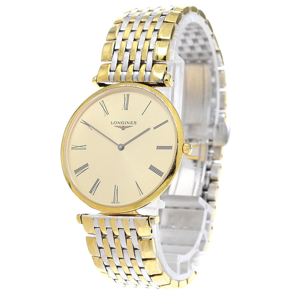 LONGINES Grand classic L4.709.2 gold Dial Quartz Men's Watch_910866