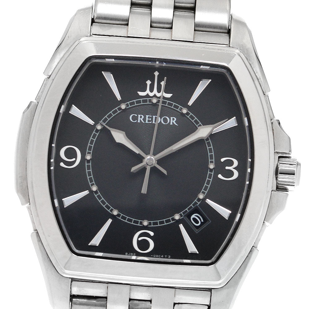 SEIKO CREDOR Pacificique GCAC979/8J82-0AC0 Date black Dial Quartz Men's_910869