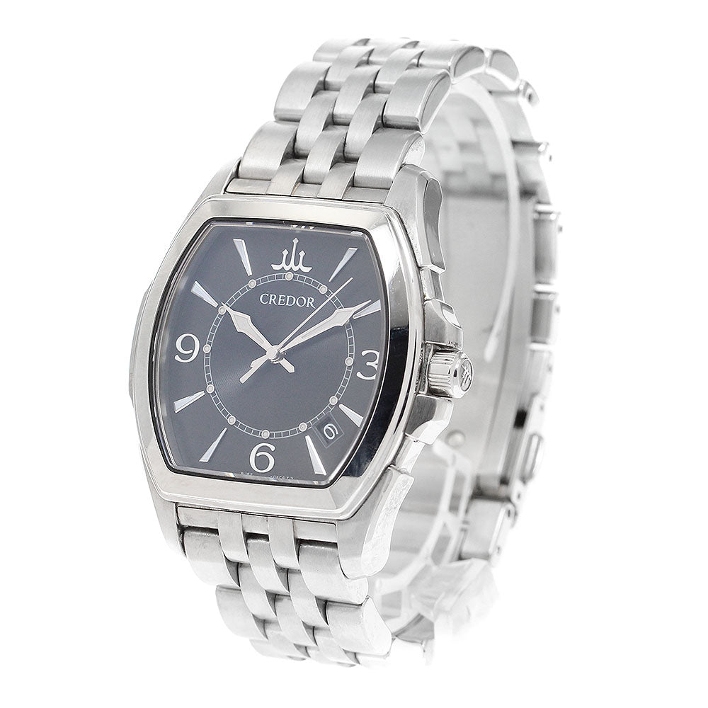 SEIKO CREDOR Pacificique GCAC979/8J82-0AC0 Date black Dial Quartz Men's_910869