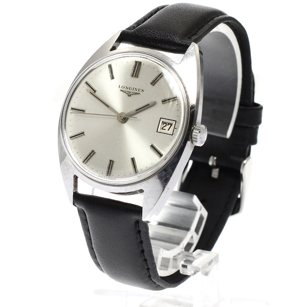 LONGINES cal.285 date Silver Dial Hand Winding Men's Watch_910870