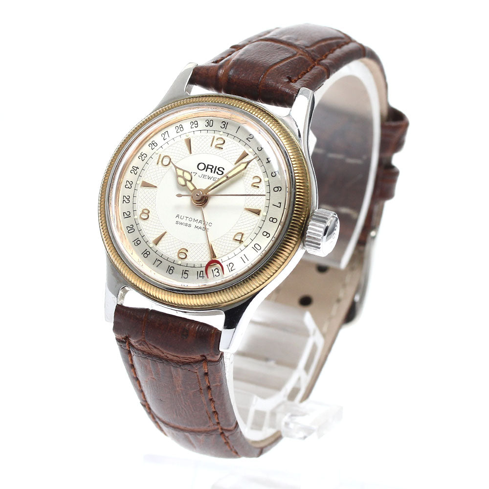 ORIS Pointer date 7400C Silver Dial Automatic Boy's Watch_910881