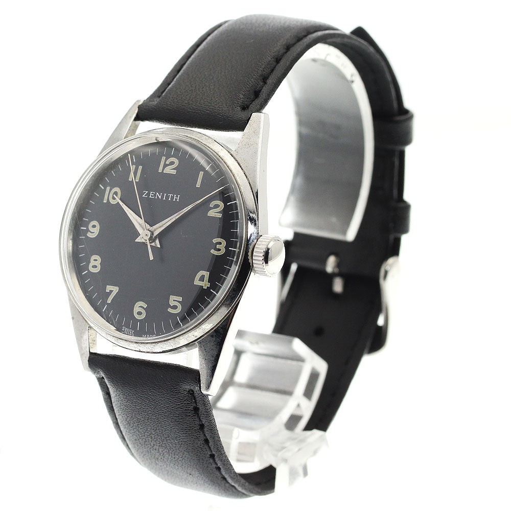 ZENITH Vintage cal.120-T black Dial Hand Winding Men's Watch_910882