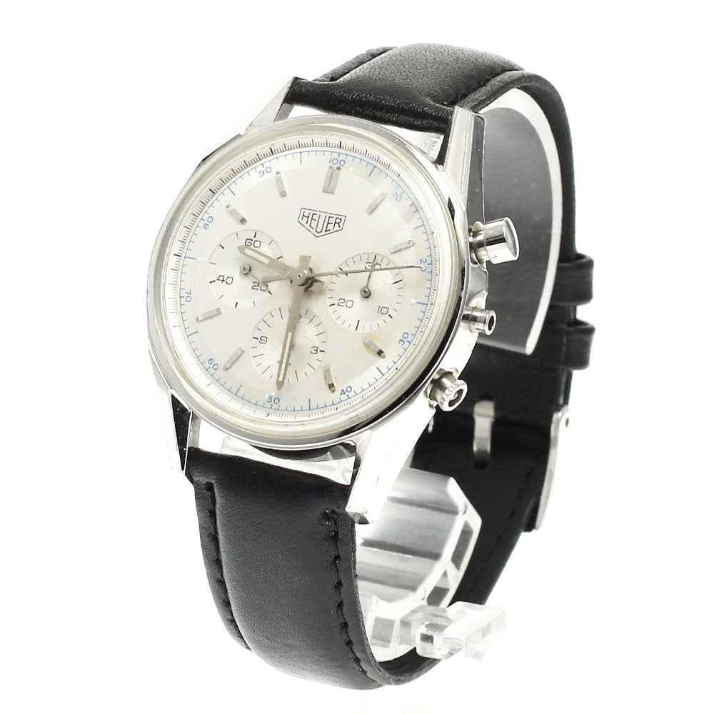 Heuer Classic Carrera CS3110 Chronograph cal.1873 Silver Dial Hand Winding Men's Watch_910886