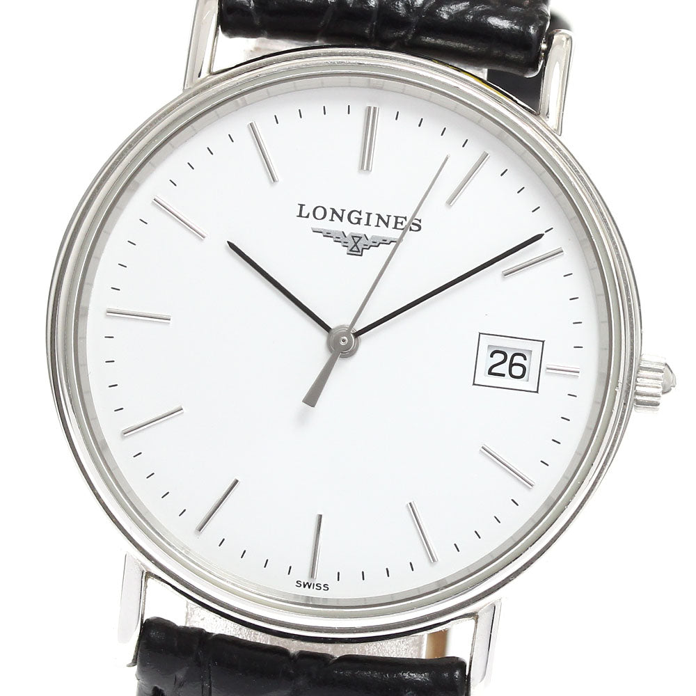 LONGINES Grand classic L4.720.4 Date white Dial Quartz Men's Watch_910925