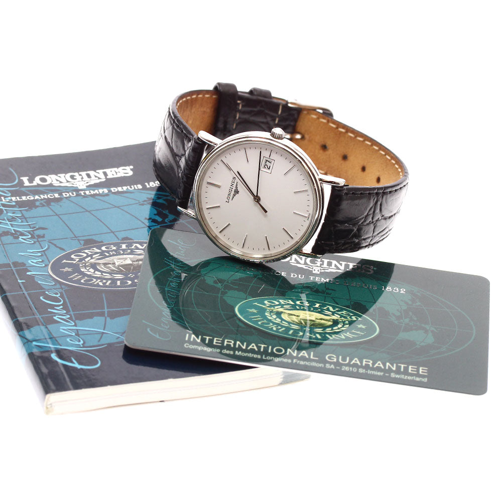 LONGINES Grand classic L4.720.4 Date white Dial Quartz Men's Watch_910925
