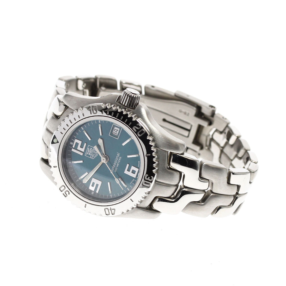 TAG HEUER Link WT1319 Date Emerald green Dial Quartz Ladies Watch_910935